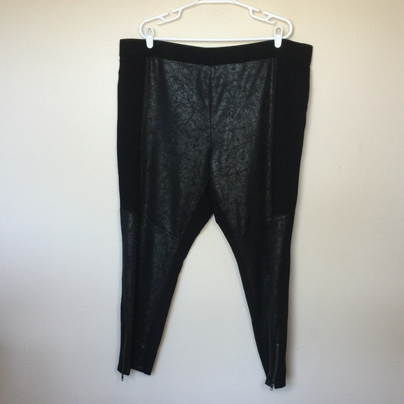 JESSICA SIMPSON Black Leggings 'Aaron' 3X EUC - Picture 1 of 8